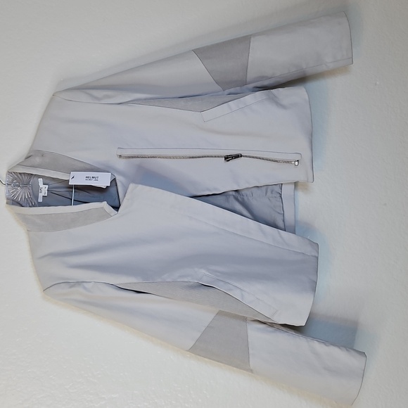 🤍 Helmut Lang Structured Asymmetric Blazer Women’s M (NWT) - Picture 4 of 16